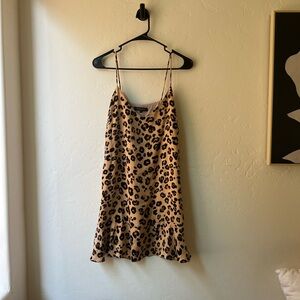 Never been worn leopard print dress